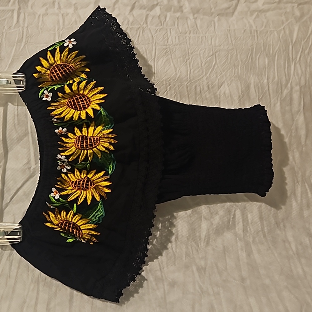 Off the shoulder tube top